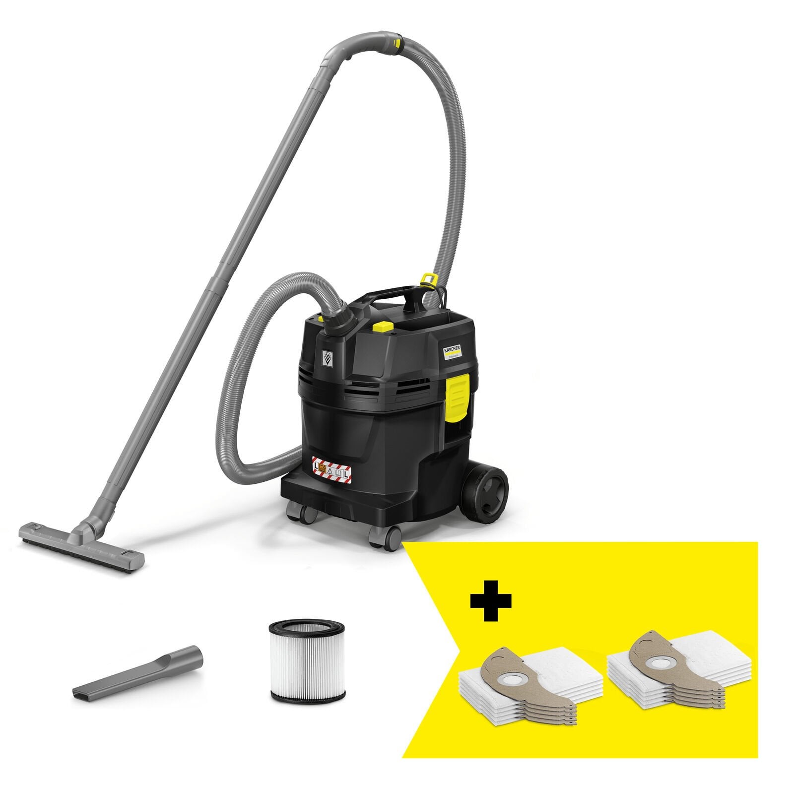 Karcher NT 22/1 Ap L Re!Plast Go!Further Profesyonel Islak-Kuru Elektrikli Süpürge 1380 w