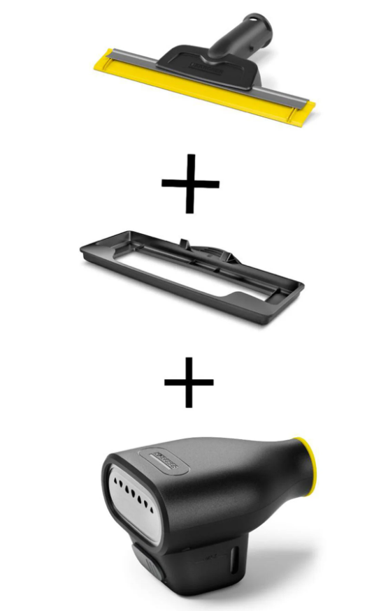 Karcher Sc Serisi Comfort Cam Aparatı + Halı Aparatı + Buharlı Düzleştirici
