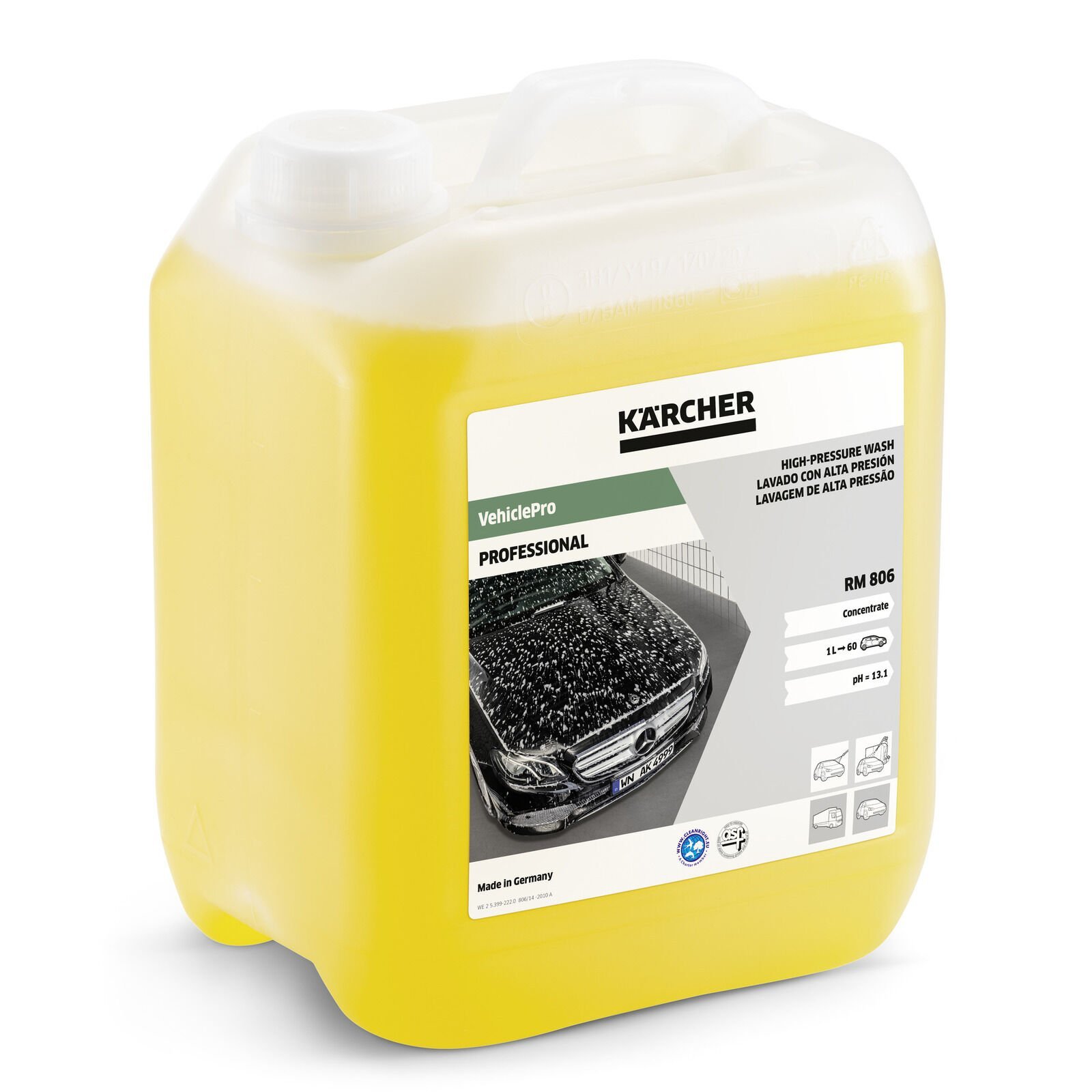 Karcher VehiclePro RM 806 Ekstra Güçlü Oto Yıkama Deterjanı 5 litre